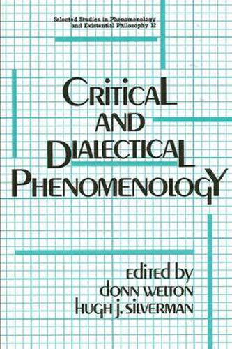 Cover image for Critical and Dialectical Phenomenology