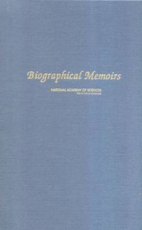 Cover image for Biographical Memoirs: Volume 88