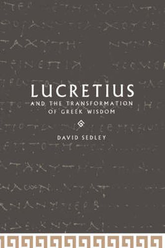 Cover image for Lucretius and the Transformation of Greek Wisdom