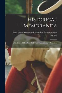 Cover image for Historical Memoranda