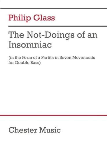 The Not-Doings of an Insomniac: Partita for Double Bass and Poetry Reader