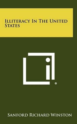 Cover image for Illiteracy in the United States
