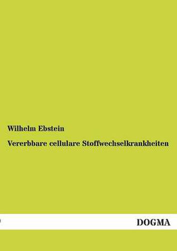 Cover image for Vererbbare cellulare Stoffwechselkrankheiten