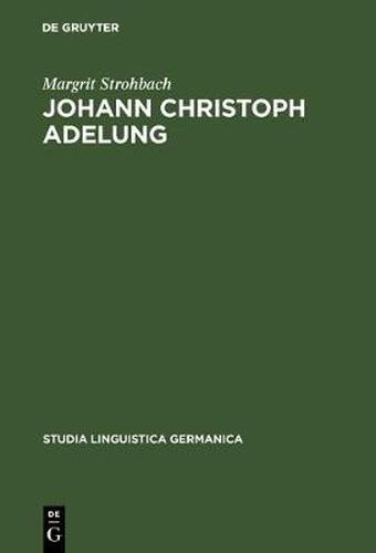 Cover image for Johann Christoph Adelung