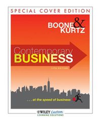 Cover image for Contemporary Business, Special Cover Edition