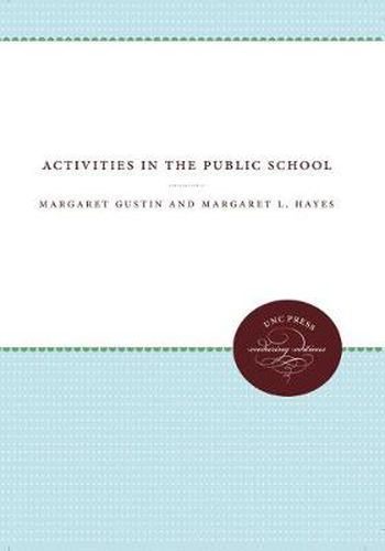 Cover image for Activities in the Public School