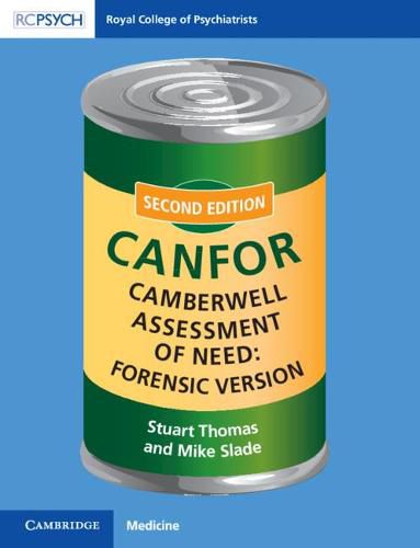 Cover image for Camberwell Assessment of Need: Forensic Version: CANFOR