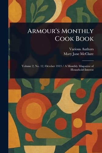 Cover image for Armour's Monthly Cook Book