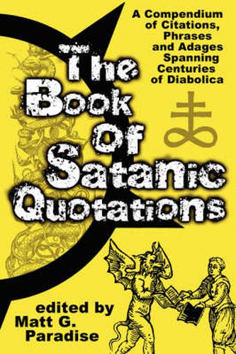 Cover image for The Book of Satanic Quotations