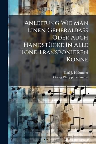 Cover image for Anleitung Wie Man Einen Generalba Oder Auch Handst Cke in Alle T Ne Transponieren K Nne