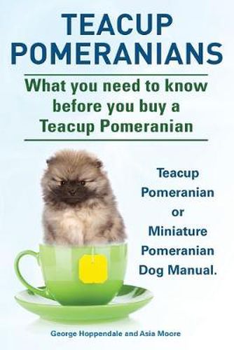 Cover image for Teacup Pomeranians. Miniature Pomeranian or Teacup Pomeranian Dog Manual. What You Need to Know Before You Buy a Teacup Pomeranian.