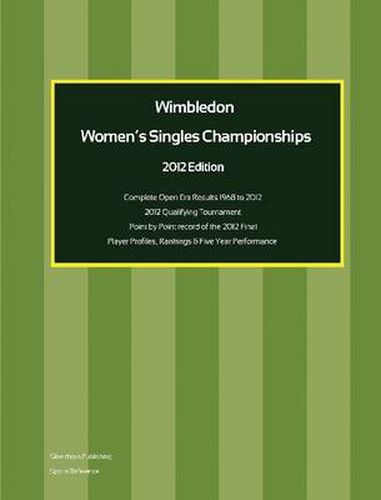 Cover image for Wimbledon Women's Singles Championships 2012 Edition