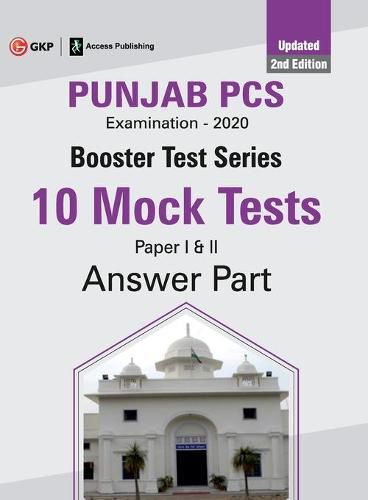 Cover image for Booster Test Series Punjab Pcs Paper I & II 10 Mock Tests (Questions, Answers & Explanations)