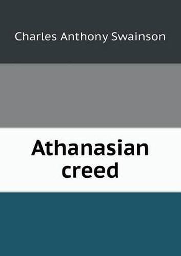 Cover image for Athanasian Creed