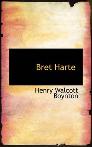 Cover image for Bret Harte