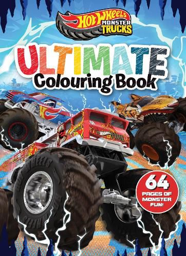 Cover image for Hot Wheels Monster Trucks: Ultimate Colouring Book (Mattel)