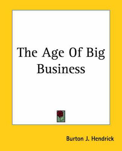 Cover image for The Age Of Big Business