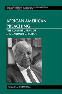 Cover image for African American Preaching: The Contribution of Dr. Gardner C. Taylor