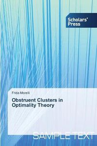 Cover image for Obstruent Clusters in Optimality Theory