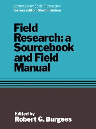 Cover image for Field Research: A Sourcebook and Field Manual