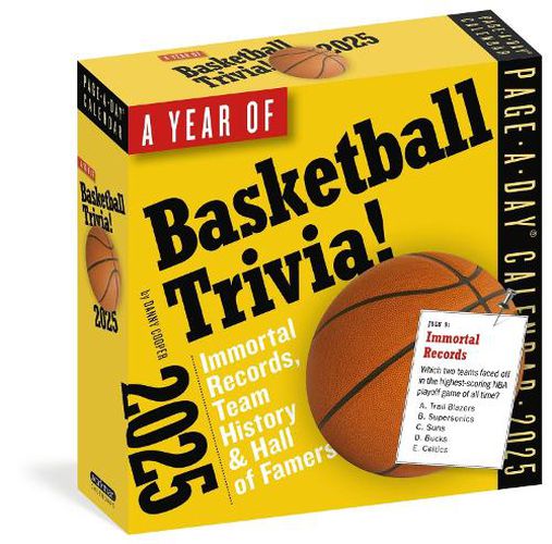 Year of Basketball Trivia Page-A-Day (R) Calendar 2025