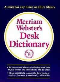 Cover image for Merriam-Webster's Desk Dictionary