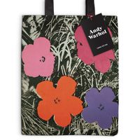 Cover image for Warhol Flowers Canvas Tote Bag - Pink