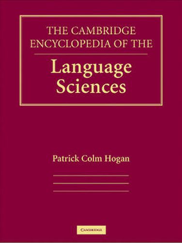 The Cambridge Encyclopedia of the Language Sciences