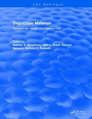 Cover image for Degradable Materials: Perspectives, Issues, and Opportunities