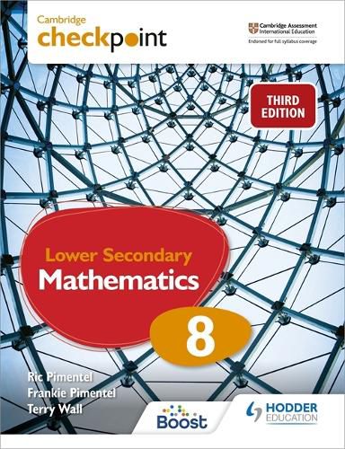 Cover image for Cambridge Checkpoint Lower Secondary Mathematics Student's Book 8: Third Edition