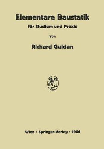 Cover image for Elementare Baustatik fur Studium und Praxis