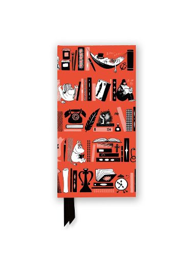 Cover image for Moomin Bookshelves (Foiled Slimline Journal)