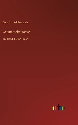 Cover image for Gesammelte Werke
