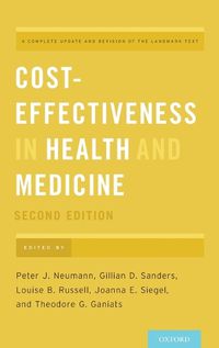 Cover image for Cost-Effectiveness in Health and Medicine