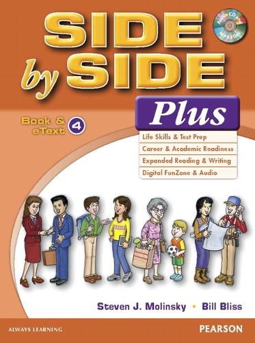 Cover image for Side by Side Plus 4 Book & eText with CD