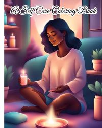 Cover image for A Self Care Coloring Book