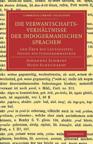 Cover image for Die Verwantschaftsverhaltnisse der indogermanischen Sprachen: And UEber die Lautgesetze: Gegen die Junggrammatiker