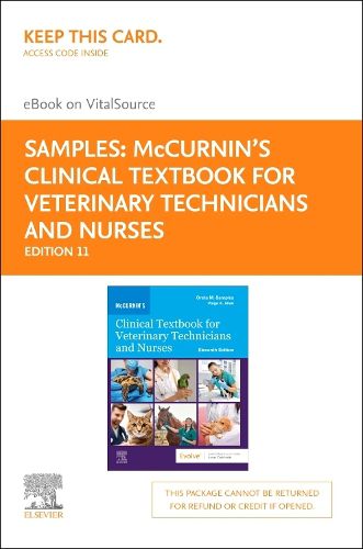Cover image for Mccurnin'S Clinical Textbook for Veterinary Technicians and Nurses Elsevier eBook on Vitalsource (Retail Access Card)