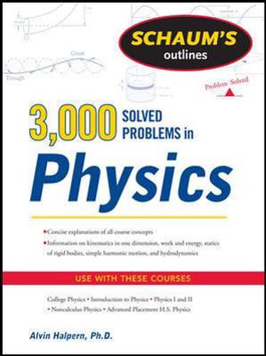 Cover image for Schaum's 3,000 Solved Problems in Physics