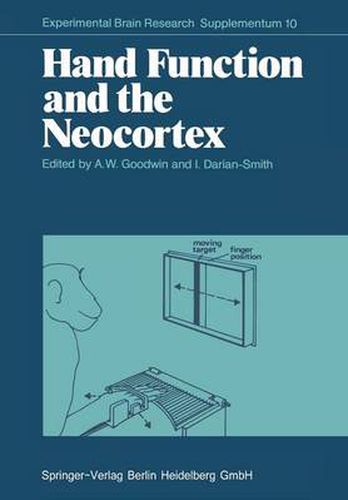 Cover image for Hand Function and the Neocortex