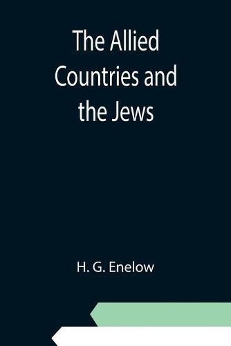 Cover image for The Allied Countries and the Jews