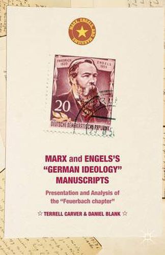 Cover image for Marx and Engels's  German ideology  Manuscripts: Presentation and Analysis of the  Feuerbach chapter