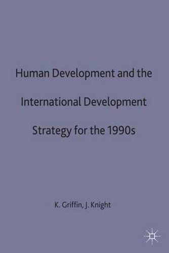 Cover image for Human Development and the International Development Strategy for the 1990s