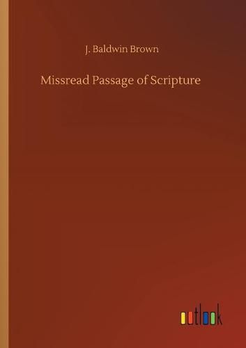 Cover image for Missread Passage of Scripture