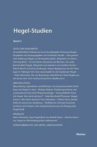 Cover image for Hegel-Studien / Hegel-Studien Band 5 (1969)