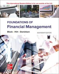 Cover image for ISE Foundations of Financial Management