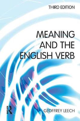 Cover image for Meaning and the English Verb