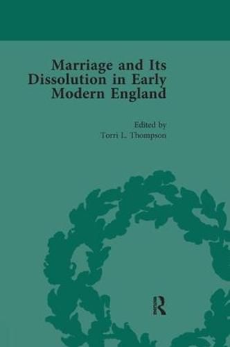 Cover image for Marriage and Its Dissolution in Early Modern England, Volume 3