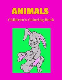 Cover image for Animals: Children's Coloring Book