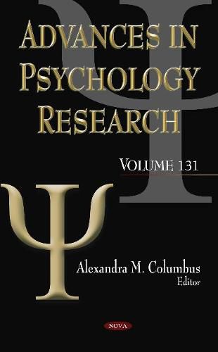 Cover image for Advances in Psychology Research: Volume 131